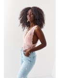 Lace bralette top pink 98500 - Online store - Boutique